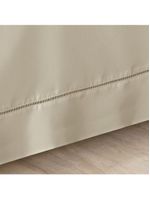 Saia Para Cama Box 200 Fios Bia King 01 Peça 80% Algodão 20% Poliéster - Caqui