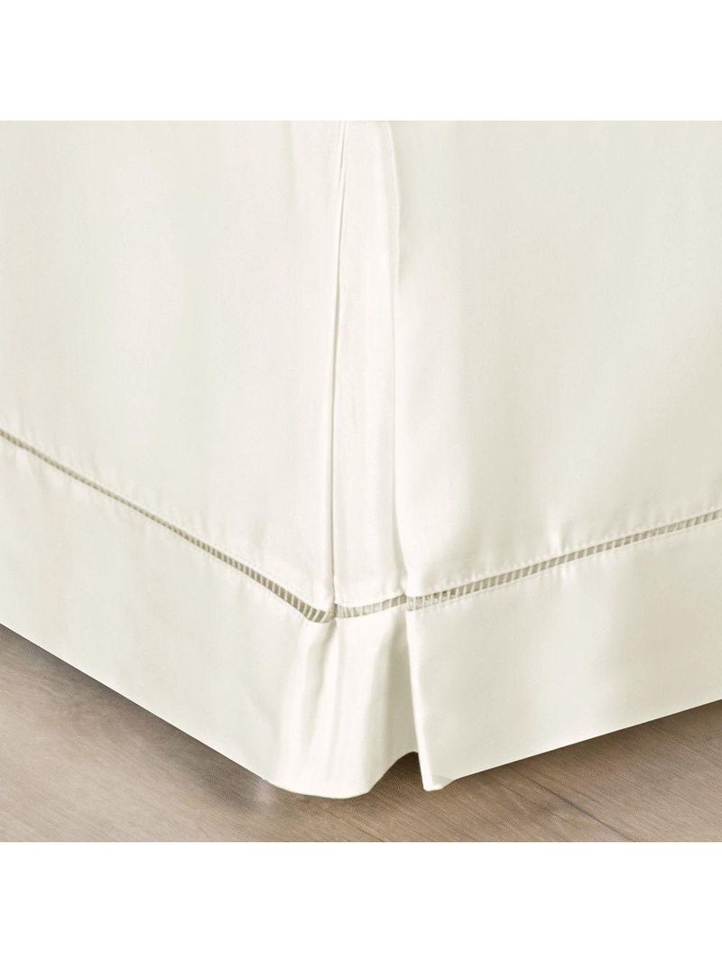 Saia Para Cama Box 200 Fios Bia Solteiro 01 Peça 80% Algodão 20% Poliéster - Palha