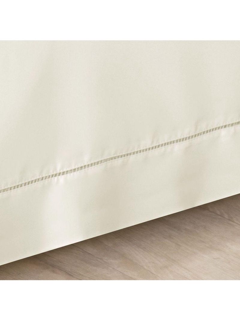 Saia Para Cama Box 200 Fios Bia Solteiro 01 Peça 80% Algodão 20% Poliéster - Palha