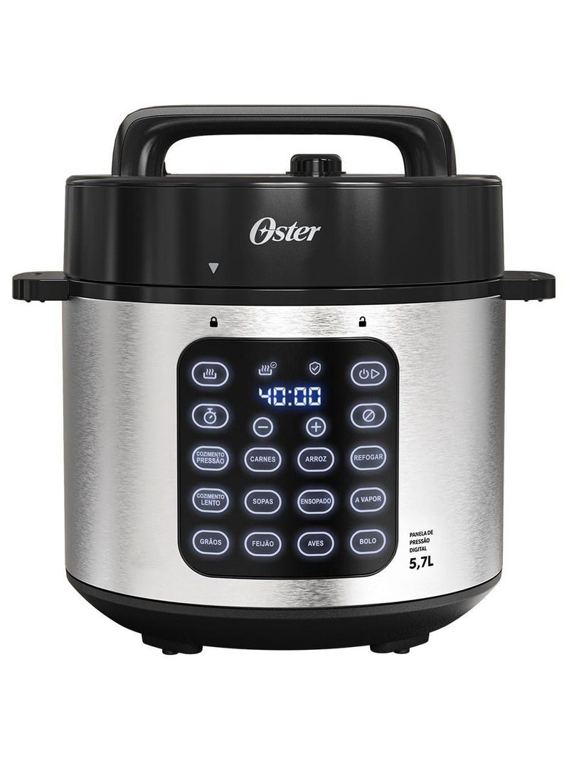 Kit Panela De Pressão Elétrica E Chaleira Elétrica Inox Oster 220V