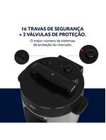 Kit Panela De Pressão Elétrica E Chaleira Elétrica Inox Oster 220V