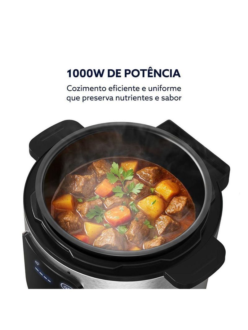 Kit Panela De Pressão Elétrica E Chaleira Elétrica Inox Oster 220V