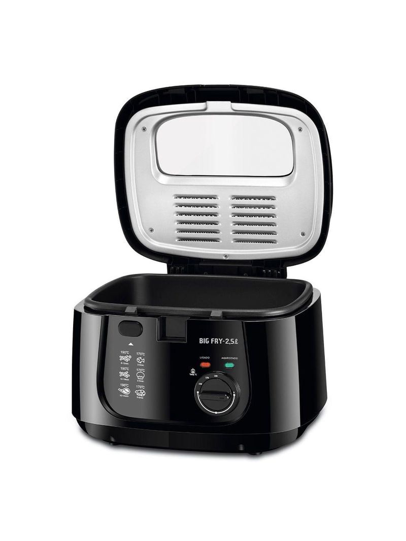 Fritadeira Elétrica Mondial Big Fry 2,5l Ft-07 Fritadeira-220v-preto