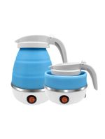 Chaleira Eletrica Dobravel Jarra Bule Silicone 600w 110V 600ml Portatil - rosa