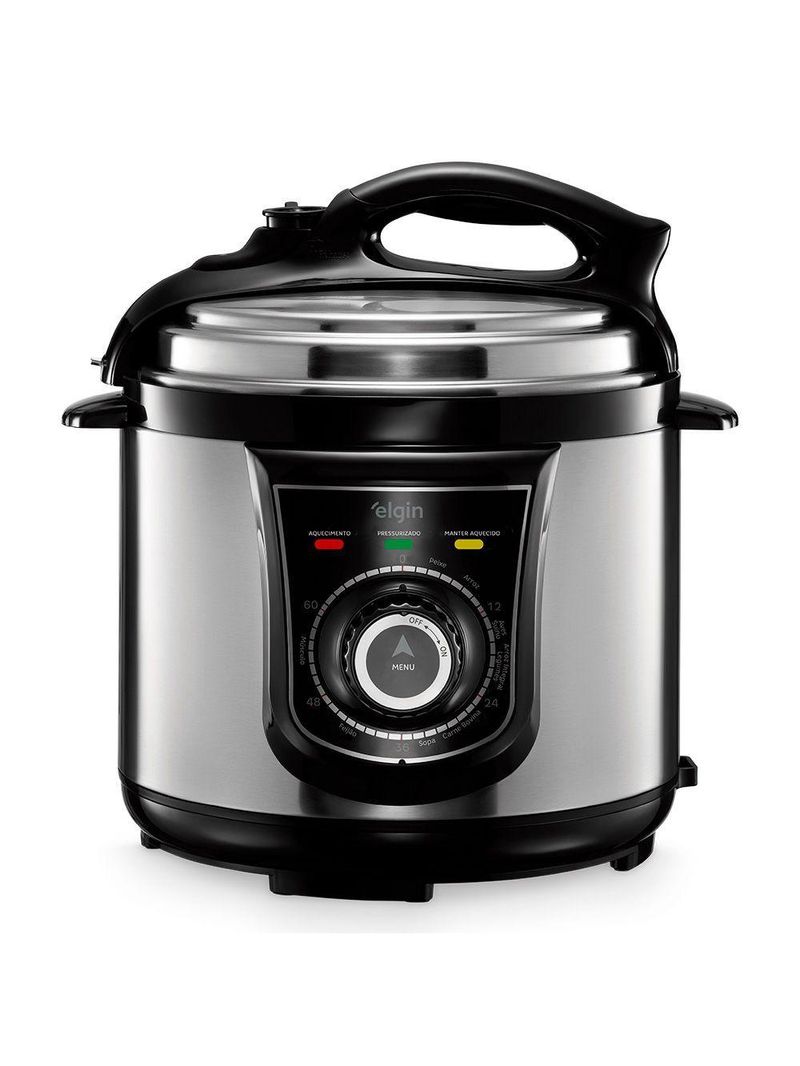 Panela De Pressão Elétrica - 10 Funções Timer Trava De Segurança 840W 110V