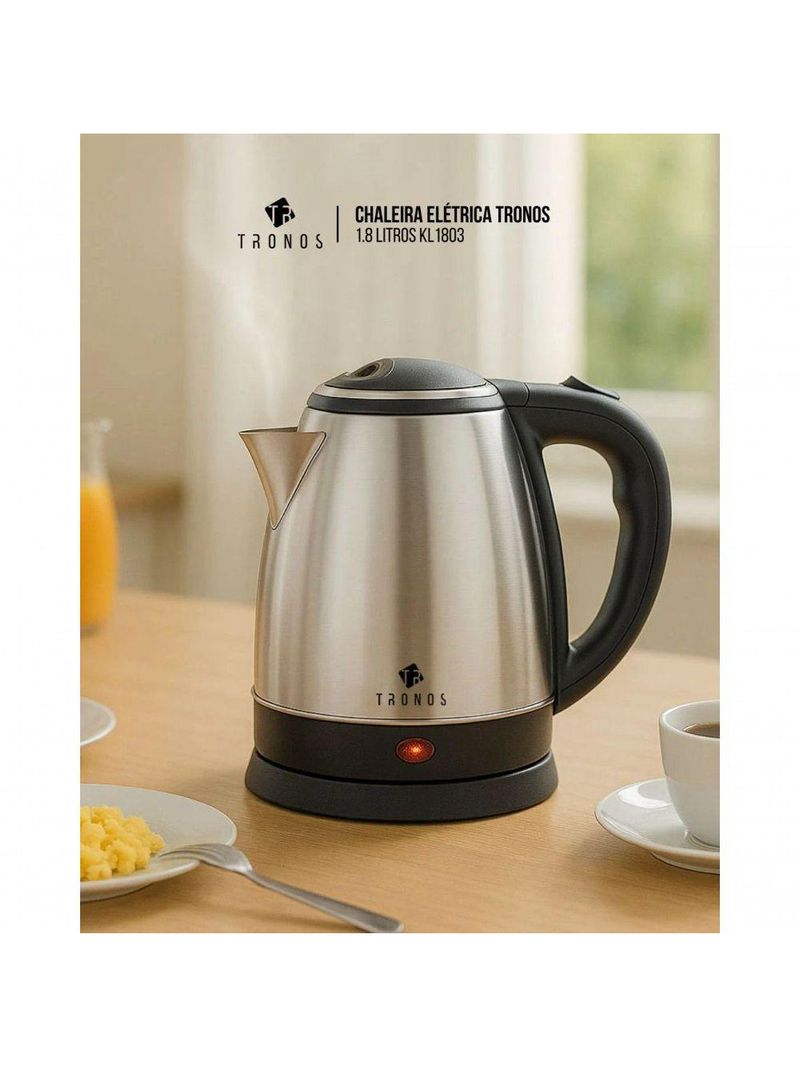 Chaleira Elétrica Tronos KL1803 1,8 Litros 1250W 110V