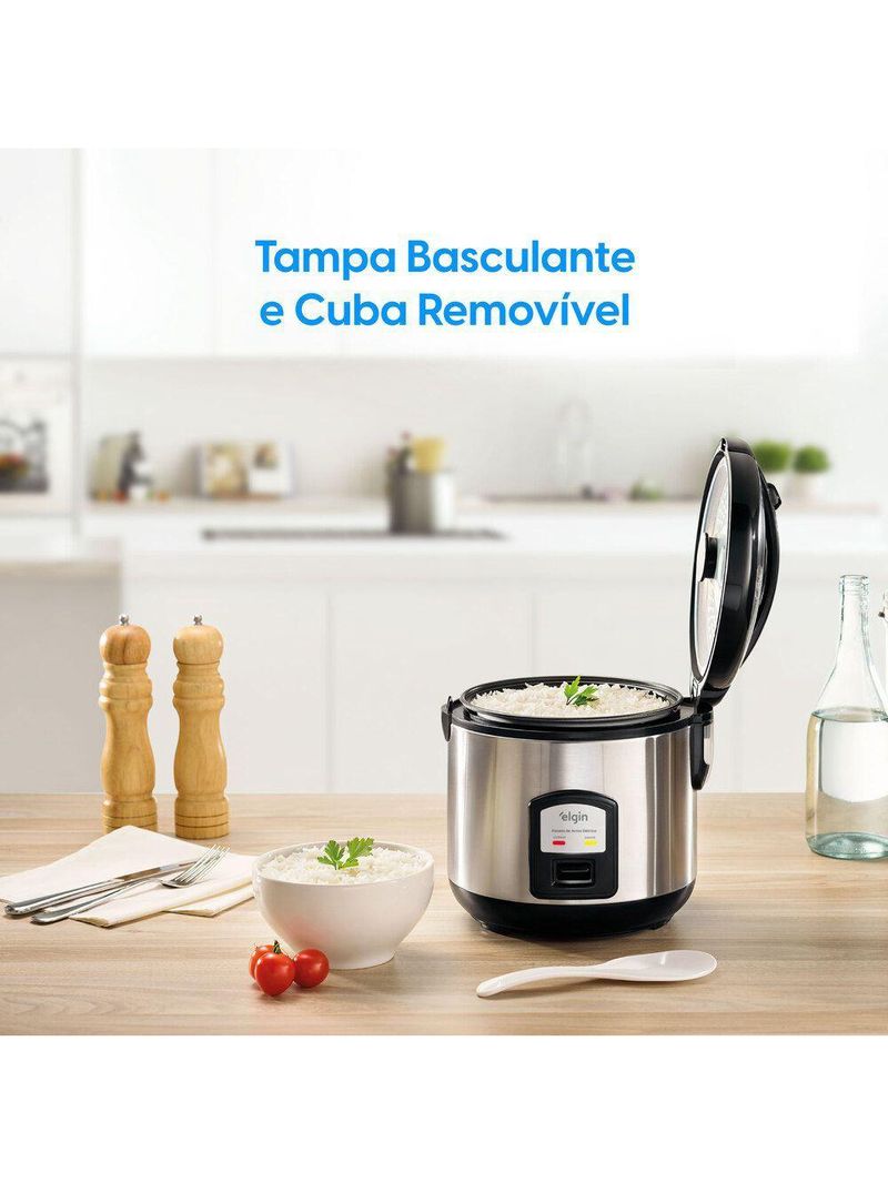 Panela De Arroz Elétrica 10 Xícaras 1,8L 700W 220V - Elgin