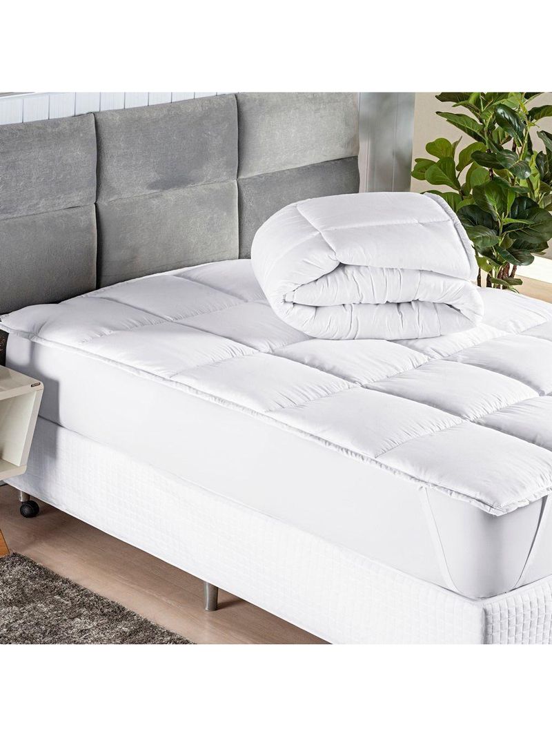Pillow Top Suavitec Casal Padrão 01 Peça - Branco