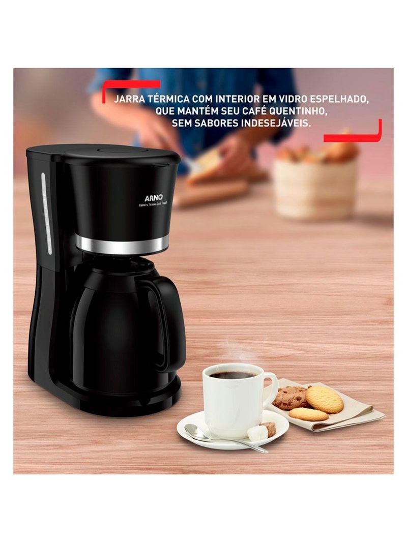 Cafeteira Cfct Jarra Térmica 1L Arno Preto 220V
