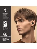 Fone De Ouvido Airdots Bluetooth Sem Fio In-ear Com Cancelamento De Ruído E Microfone Embutido