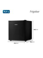 Frigobar Mondial 46L Porta Reversível Preto FGB-01-B50 110V