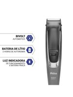 Aparador De Pelos Philco 8 Acessórios Pape01 Bivolt Bivolt