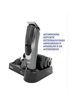 Aparador De Pelos Philco 8 Acessórios Pape01 Bivolt Bivolt