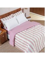 Edredom 100% Algodão Marin King 01 Peça - Rosê