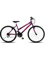 Bicicleta Aro 26 18 Marchas South Love Girl Freio V-brake - Roxo Roxo