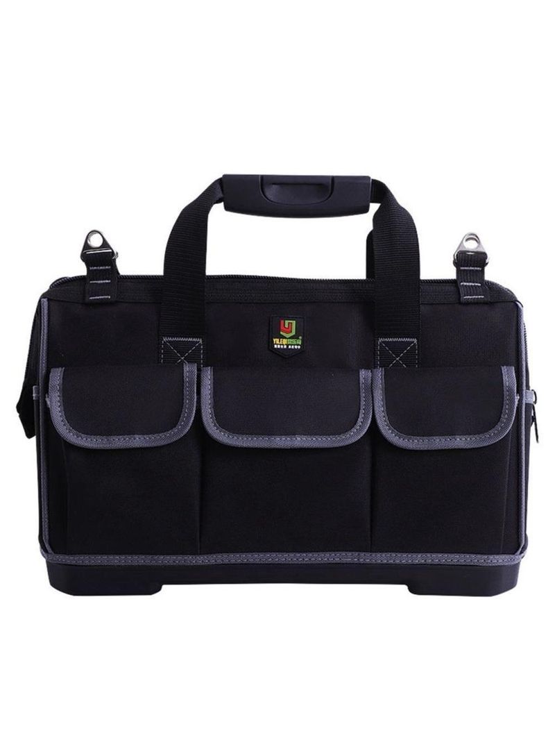 Bolsa Ferramentas Fundo Borracha Maleta Mala Profissional Reforcada 14 Bolsos Eletricista Pedreiro
