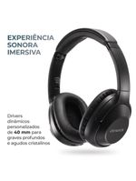 Fone De Ouvido Headphone Aiwa HP-05 Hi-Fi ANC NFC BT APP Bivolt