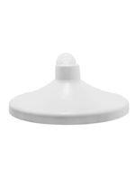 Chuveiro Ducha Lavatório Banheiro Area Externa Piscina Redondo Fixo Gás E Solar 10 Polegadas Branco Abs