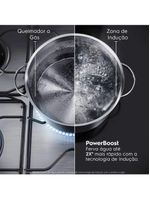 Cooktop 4 Bocas De Indução E A Gás Electrolux Híbrido 2 De Indução E 2 A Gás IE62H 220V