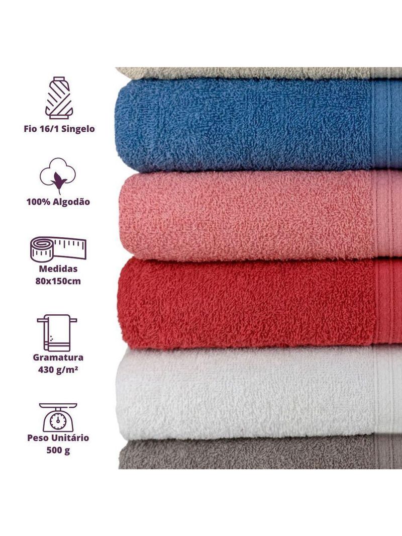 Toalha De Rosto Itália Soft Beka 430 G/m² 45x80 Cm Branco