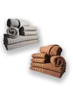 Jogo De Toalhas 12pcs - 4 Banhos 4 Rosto 4 Tapetes Cz+mr