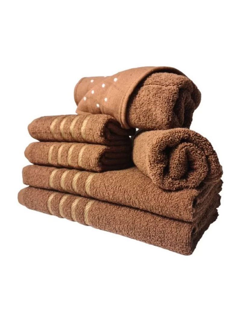 Jogo De Toalhas 12pcs - 4 Banhos 4 Rosto 4 Tapetes Cz+mr