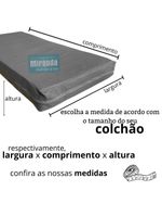 Capa Colchão Solteiro Impermeável Hospitalar Com Zíper - Cinza 78x188x16cm