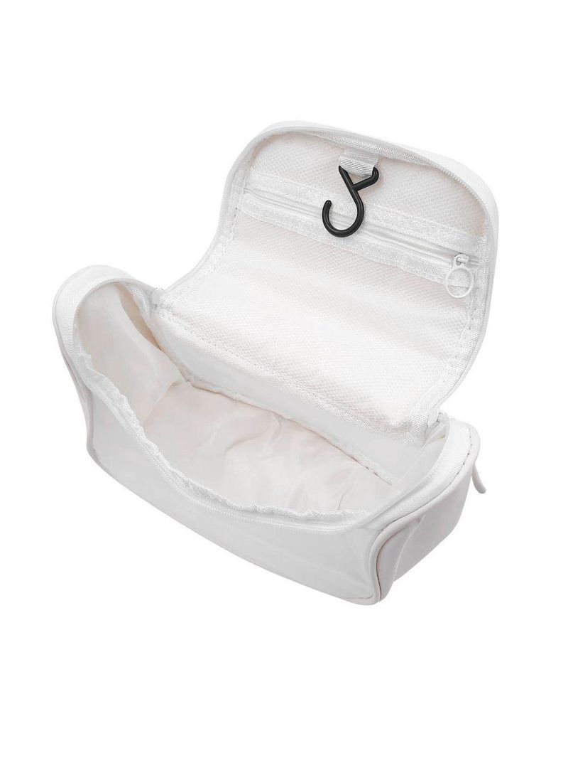Necessaire Feminina Viagem Gancho Mala Organizadora Pendurar Branco