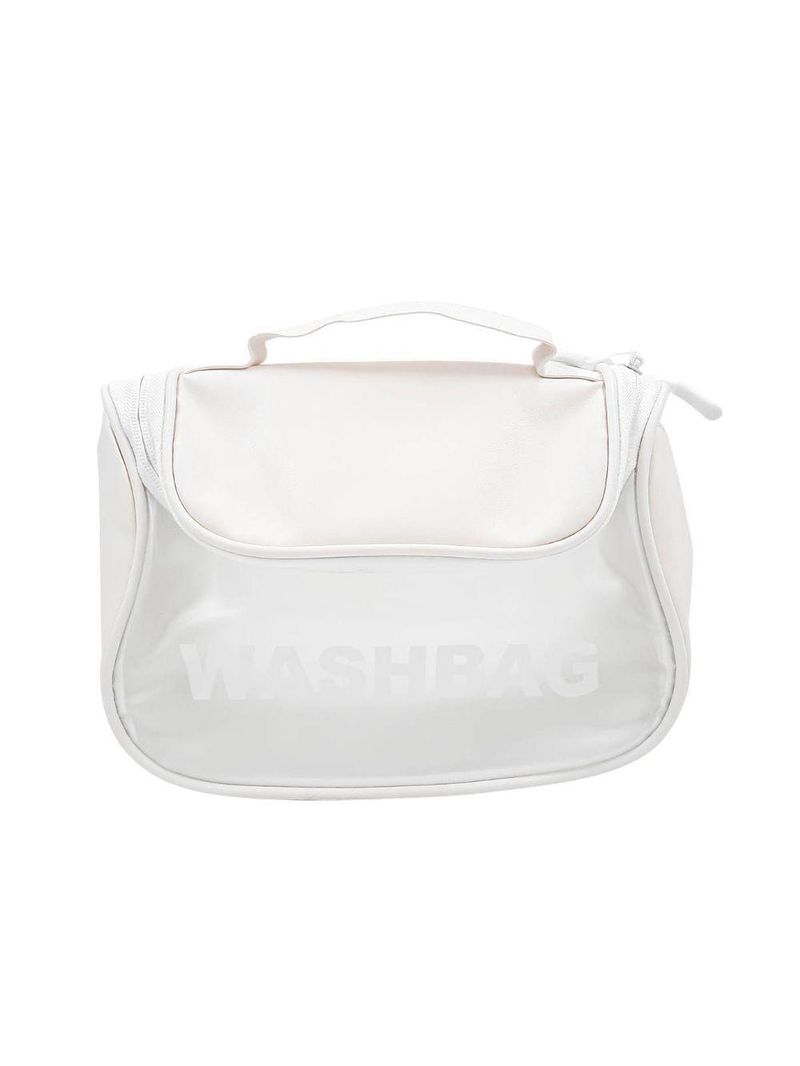 Necessaire Feminina Viagem Gancho Mala Organizadora Pendurar Branco