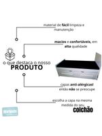 Capa Impermeável Para Colchão Casal Feita Em Napa Hospitalar 138x188x35cm - Preta