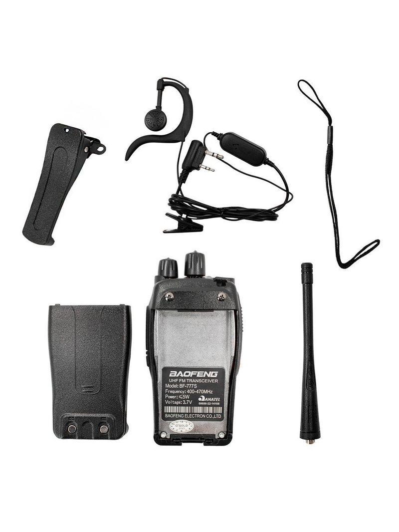Radio Comunicador Walk Talk Profissional 16 Frequencias Kit Com 2