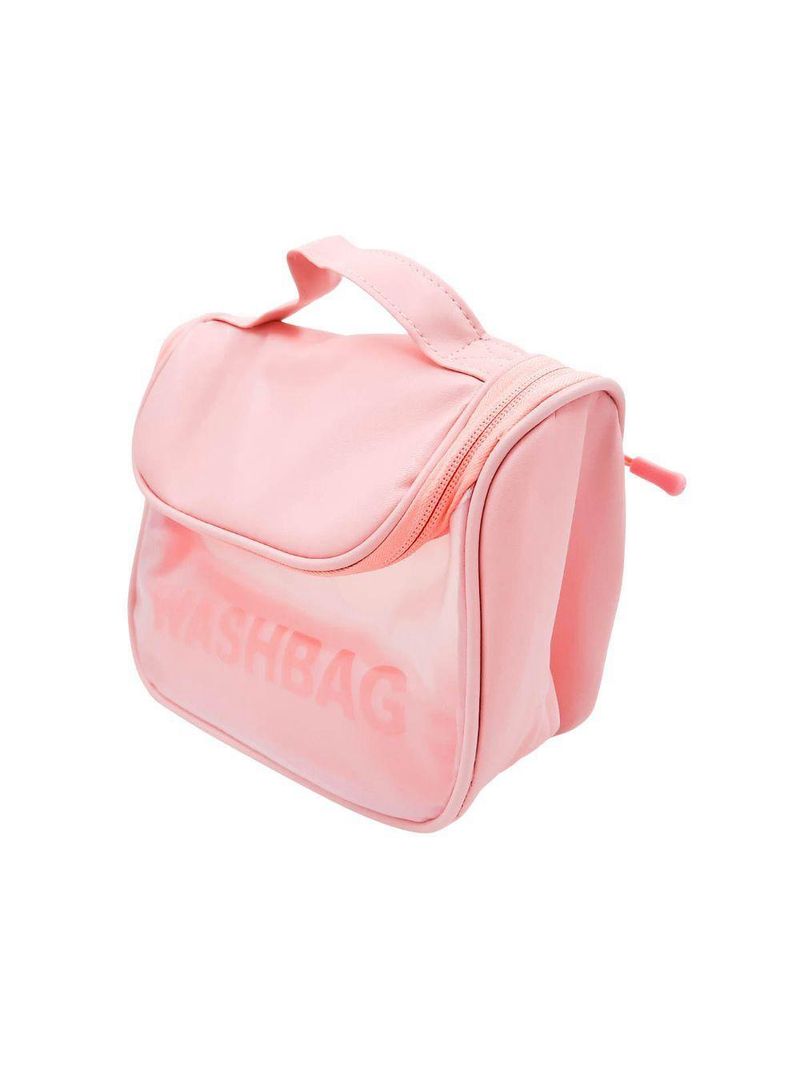 Necessaire Feminina Viagem Gancho Mala Organizadora Pendurar Rosa