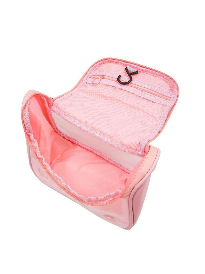 Necessaire Feminina Viagem Gancho Mala Organizadora Pendurar Rosa