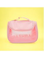 Necessaire Feminina Viagem Gancho Mala Organizadora Pendurar Rosa