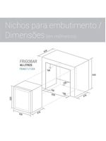 Frigobar 46 Litros Inox Suggar 110V