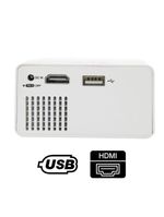 Projetor Led Portatil 1080p Cinema Filme Futebol Hdmi Tv Pc Multimidia