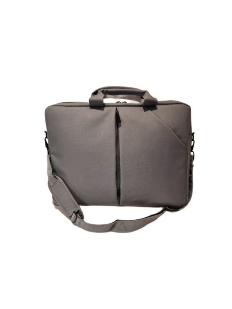 Bolsa Transversal Notebook Pasta Mala Resistente Lisa Cinza