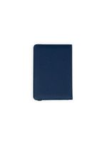 Kit etiqueta e porta passaporte travel azul escuro