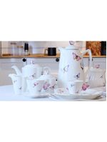 3 peças wolff borboletas de porcelana