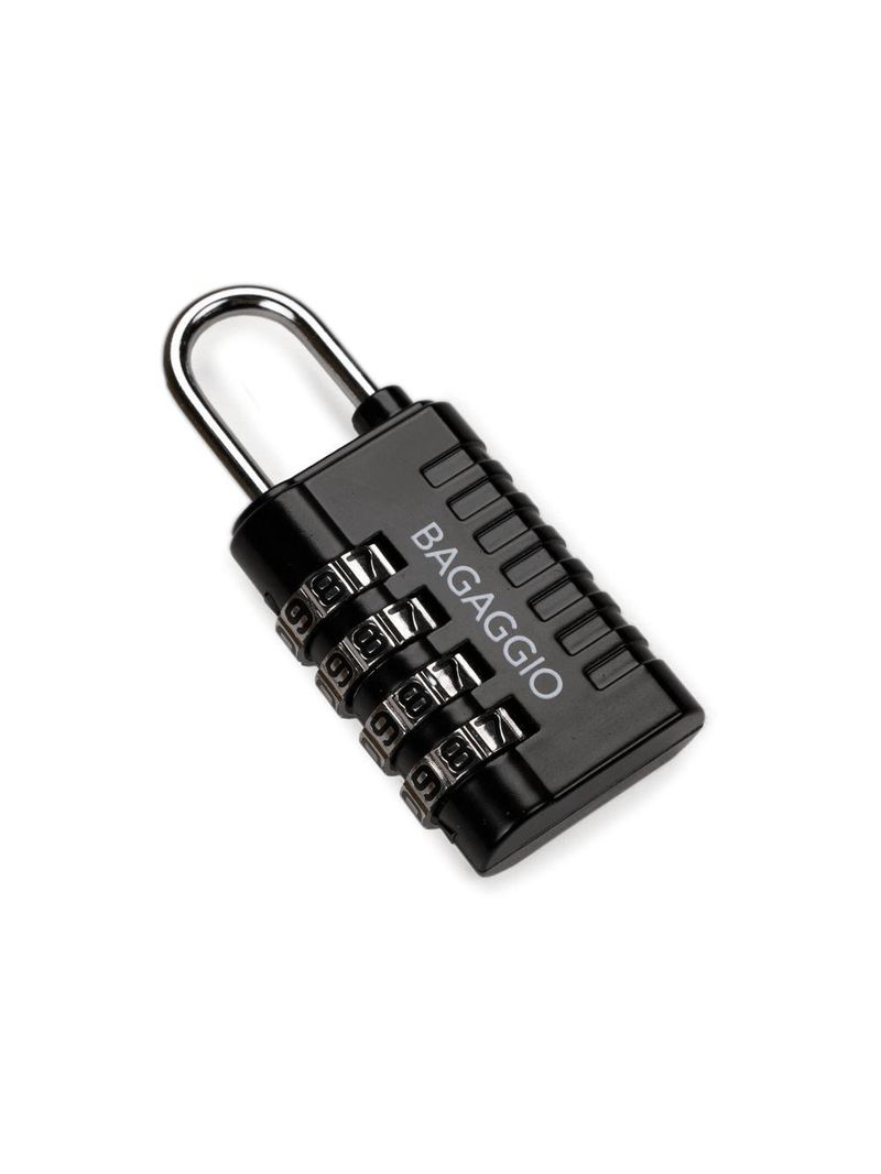 Cadeado para mala com 4 dígitos alloy preto