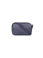 Bolsa feminina transversal perolada roxo