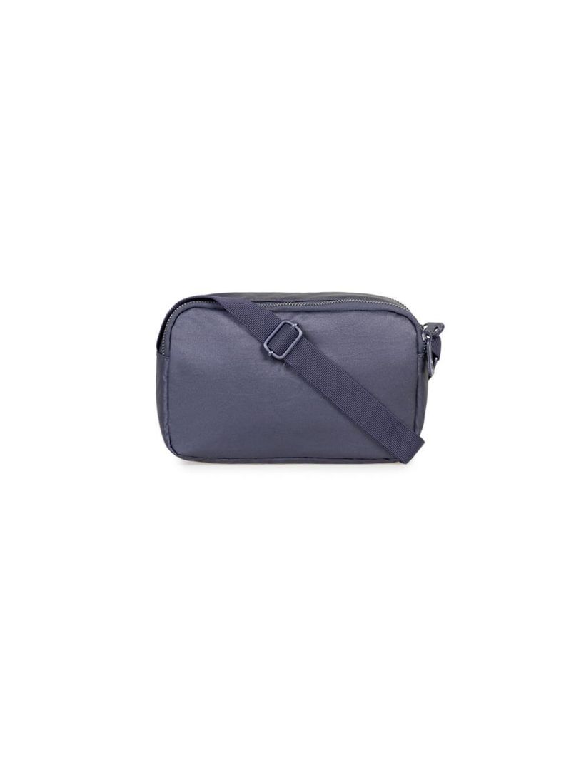 Bolsa feminina transversal perolada roxo