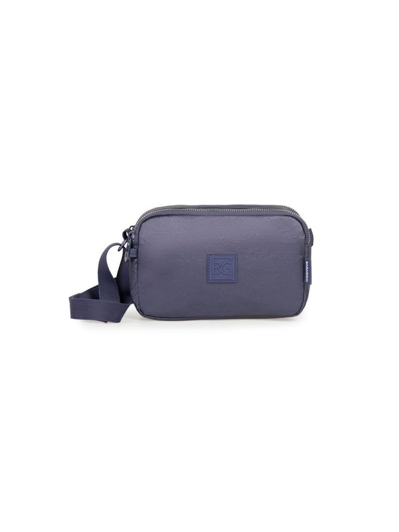 Bolsa feminina transversal perolada roxo
