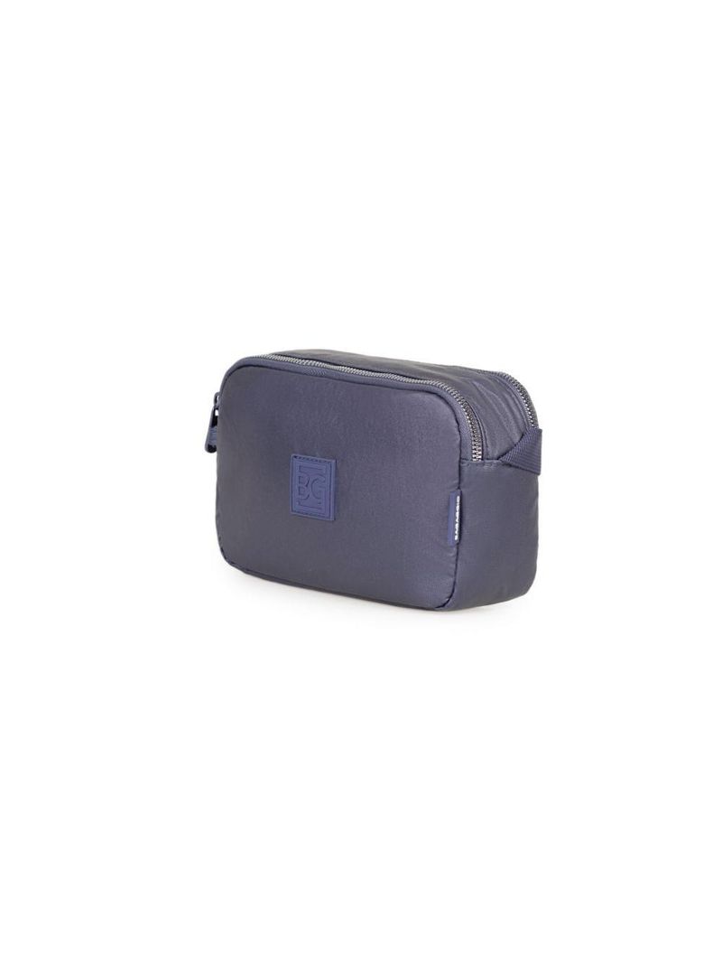 Bolsa feminina transversal perolada roxo