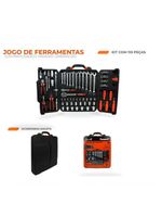 Jogo De Ferramentas Famastil 110 Peças Com Estojo