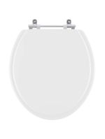Assento Sanitário Laqueado Convencional Oval Branco Para Vaso Celite