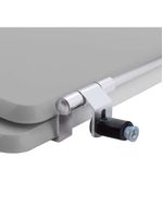 Tampa De Vaso Poliester Calypso Cinza Claro Para Bacia Incepa 6lpf