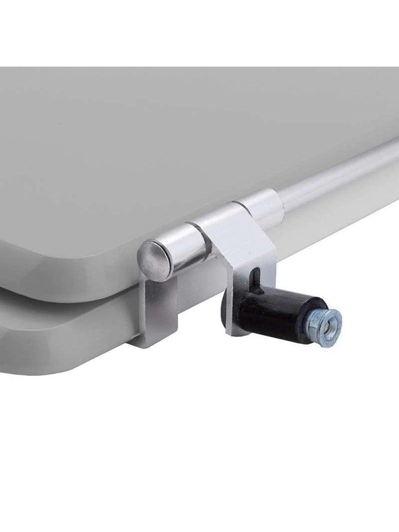 Tampa De Vaso Poliester Calypso Cinza Claro Para Bacia Incepa 6lpf