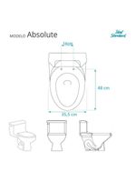 Assento Sanitário Absolute Bone (bege Claro) Para Vaso Ideal Standard