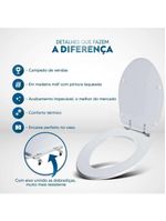 Assento Sanitário Absolute Bone (bege Claro) Para Vaso Ideal Standard